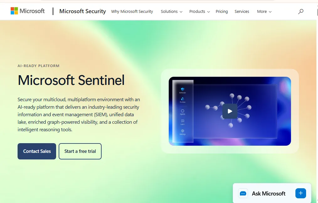 Microsoft Sentinel — Best Enterprise SIEM for Cloud-Native Environments