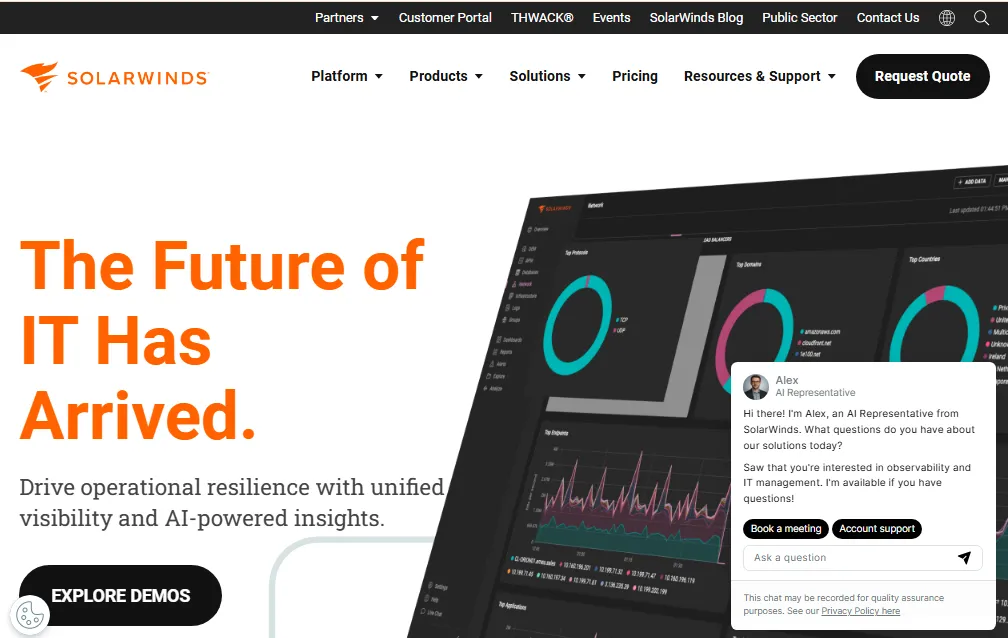 SolarWinds Security Event Manager — Best Mid-Market SIEM