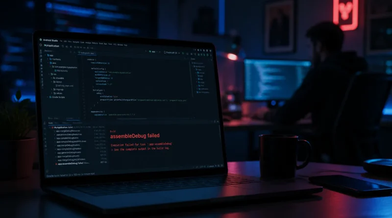 Error: Gradle Task AssembleDebug Failed With Exit Code 1